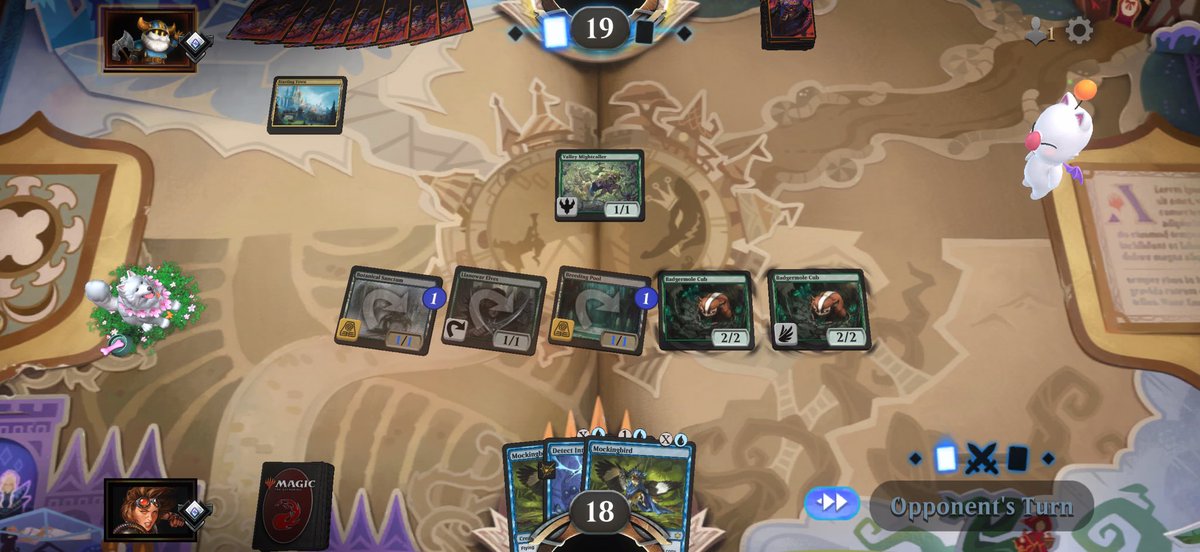 GoferRiftbound's tweet photo. Board state at turn 2, 3 and 4.
This is sick
#MtgStandard #BagdermoleCub #Mtg @MTG_Arena https://t.co/uLabT2fpML