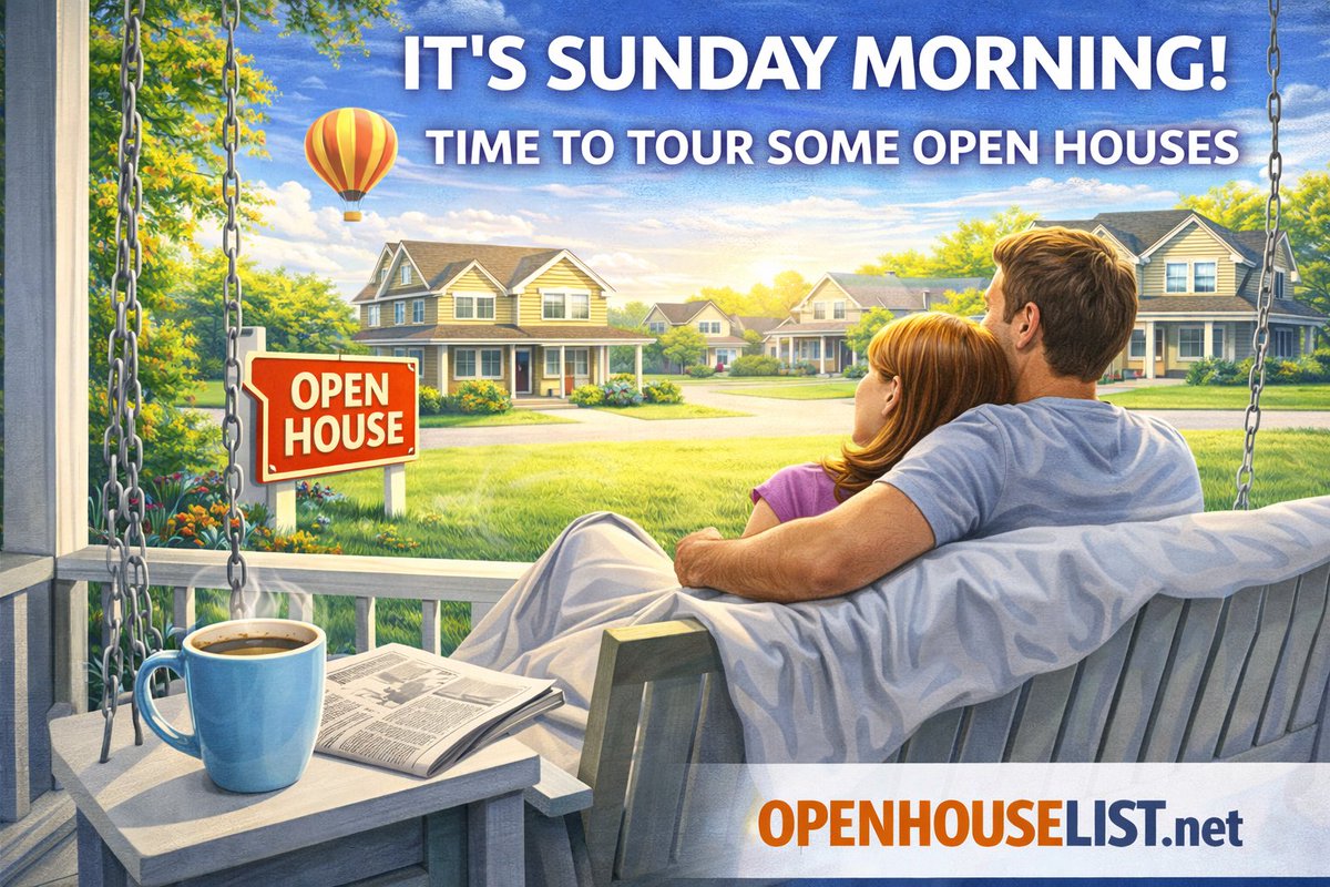 RadieMike's tweet photo. Sunday morning plans ☕🏡
Coffee first. Open houses next.

See what’s open near you and make the most of your Sunday.
👉 https://t.co/3qfeIzusr7 https://t.co/xaEIvfy0YT