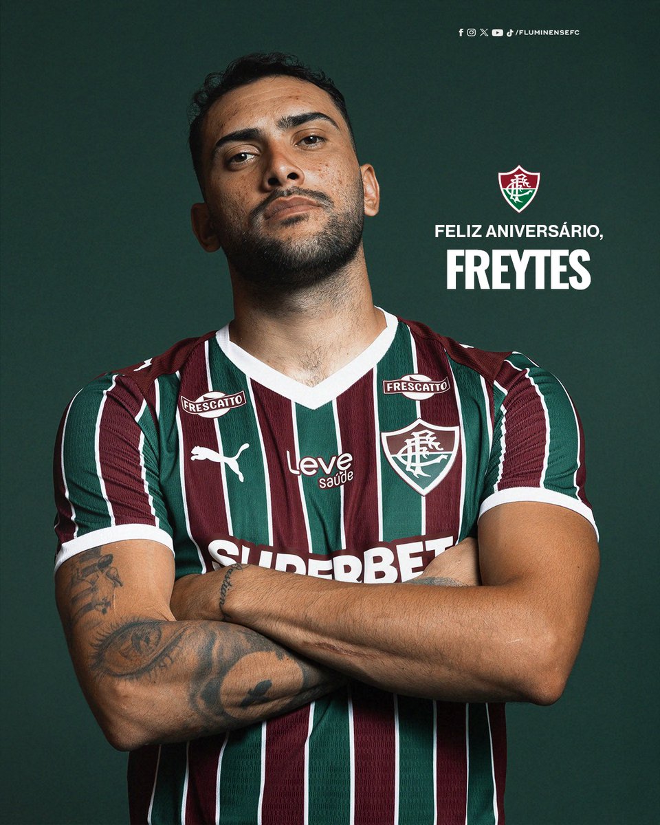 FluminenseFC's tweet photo. Hoje é aniversário do zagueiro Juan Pablo Freytes!

¡Feliz cumple, Guerreiro! 🇭🇺 https://t.co/NSpUaMkth5