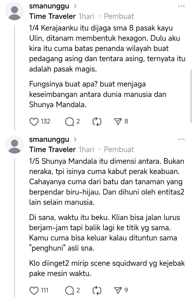 HabisNontonFilm's tweet image. Ada orang di Threads ngaku "tergeser dimensi" ke 2006 dari tahun 1035 dan "terjebak" 20 tahun di era sekarang.

Bakal rame nih. Apa akan ada yang adaptasi thread ini jadi film juga? 🤔