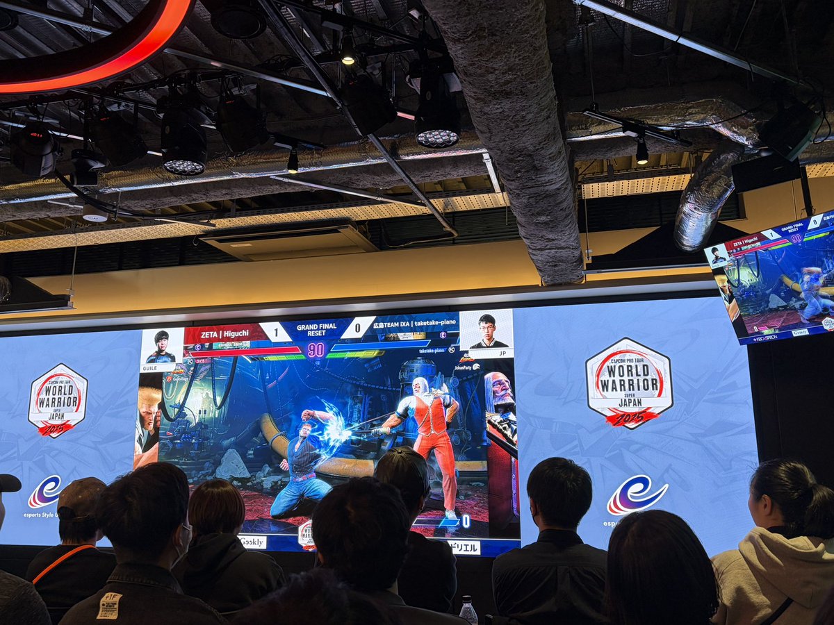 norisio147's tweet photo. スト6WWのパブリックビューイング楽しかった！
対戦会でチップ稼ぐ形式がカッコよすぎたしGFの盛り上がりも凄かった https://t.co/aNbhlFbhAh