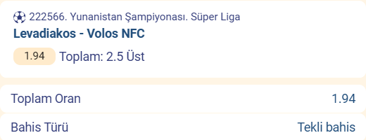 akrp_6's tweet photo. MAÇ ÖNÜ TEKLİ
Yunanistan: Super League
Ligin 4. ve 5. sırasındaki ekiplerin kapışmasında veriler "Savunma yok, hücum var" diyor. Levadiakos son 12 maçtır fileleri boş geçmiyor, evinde adeta gol yağdırıyor
#LEVVOL #Levadiakos #VolosNFC #SLGR https://t.co/NmXerwro3t