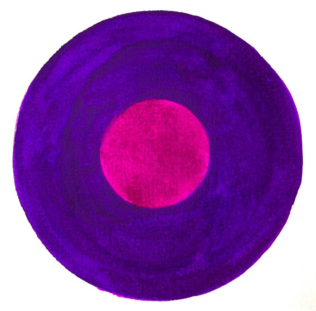 GazeHalo's tweet image. 2026.01.11
Gaze Halo #31

오늘의 색은 자주빛 도는 보라+마젠타. 너무 매혹적이고 아름다워서 다 그린 후에 탄성을 질렀다. 마치 보랏빛 벨벳 코트를 두른 핫핑크색 립을 바른 여인같다. 고풍스럽고 우아하다. 

어제와 비슷한 유사색 조합이지만 오늘은 색이 더 강하고 또렷해졌다.