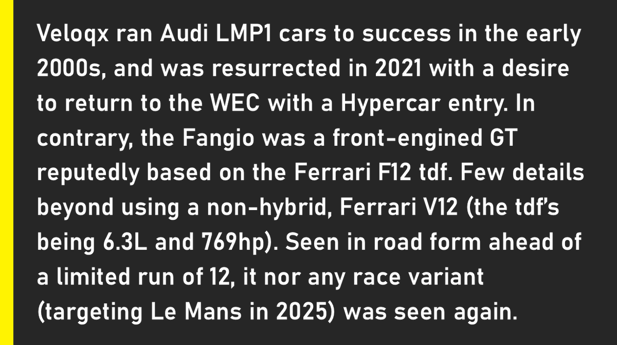 Obscure Supercars tweet media
