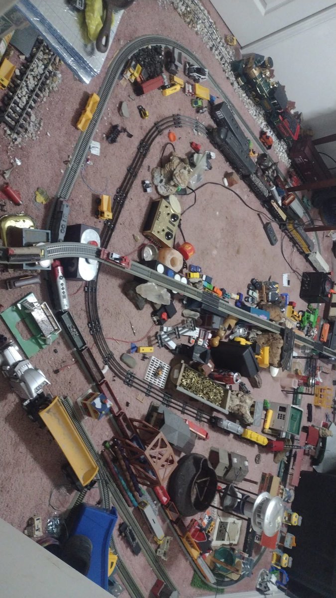 Cursed Model Trains tweet media