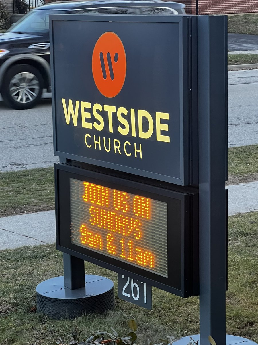 All set up at Westside Church in Hamilton: talking about media for their Sunday morning services at 9 and 11am.