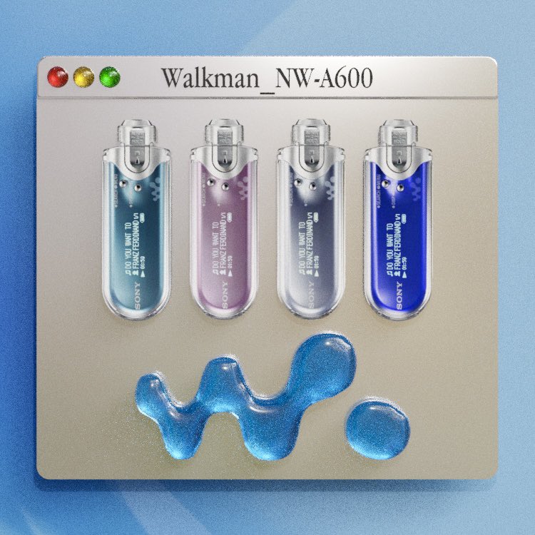 neality_aquaer's tweet image. Walkman 💧