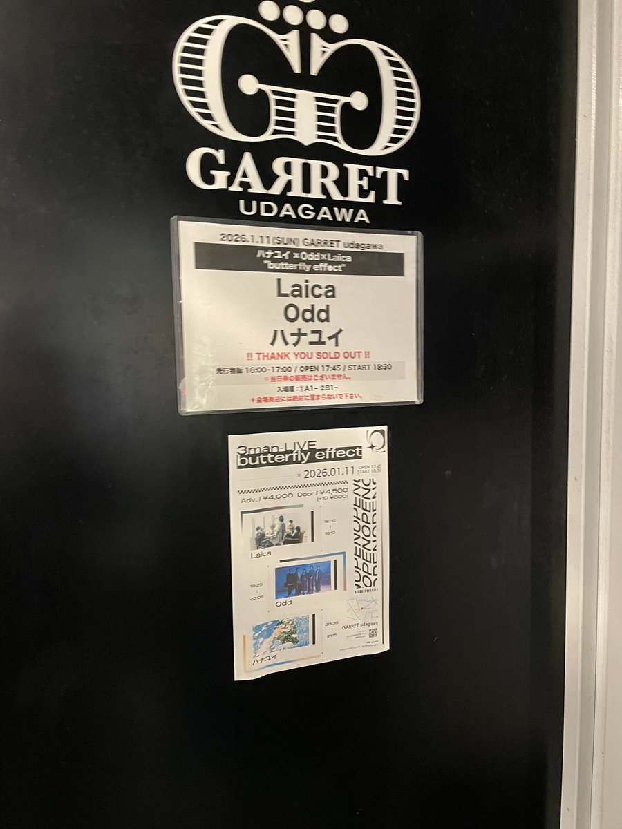 hiromi_hashimo's tweet image. ハナユイ×Odd×Laica
"butterfly effect"

3バンドとも本当に素敵で心が熱くなりました！大好きな南十字が生演奏で聴けてとてもとても幸せでした🌌

#ハナユイ
#Odd 
#Laica