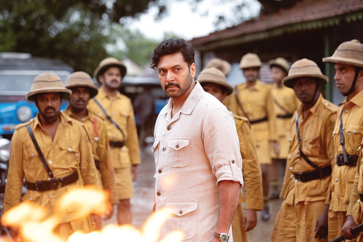 chandustylish7's tweet image. Pure Stylish Villain material! ஹாலிவுட் படத்துல நடிக்க வேண்டிய முகம். 🌍
#RaviMohan #Parasakthi #Frames