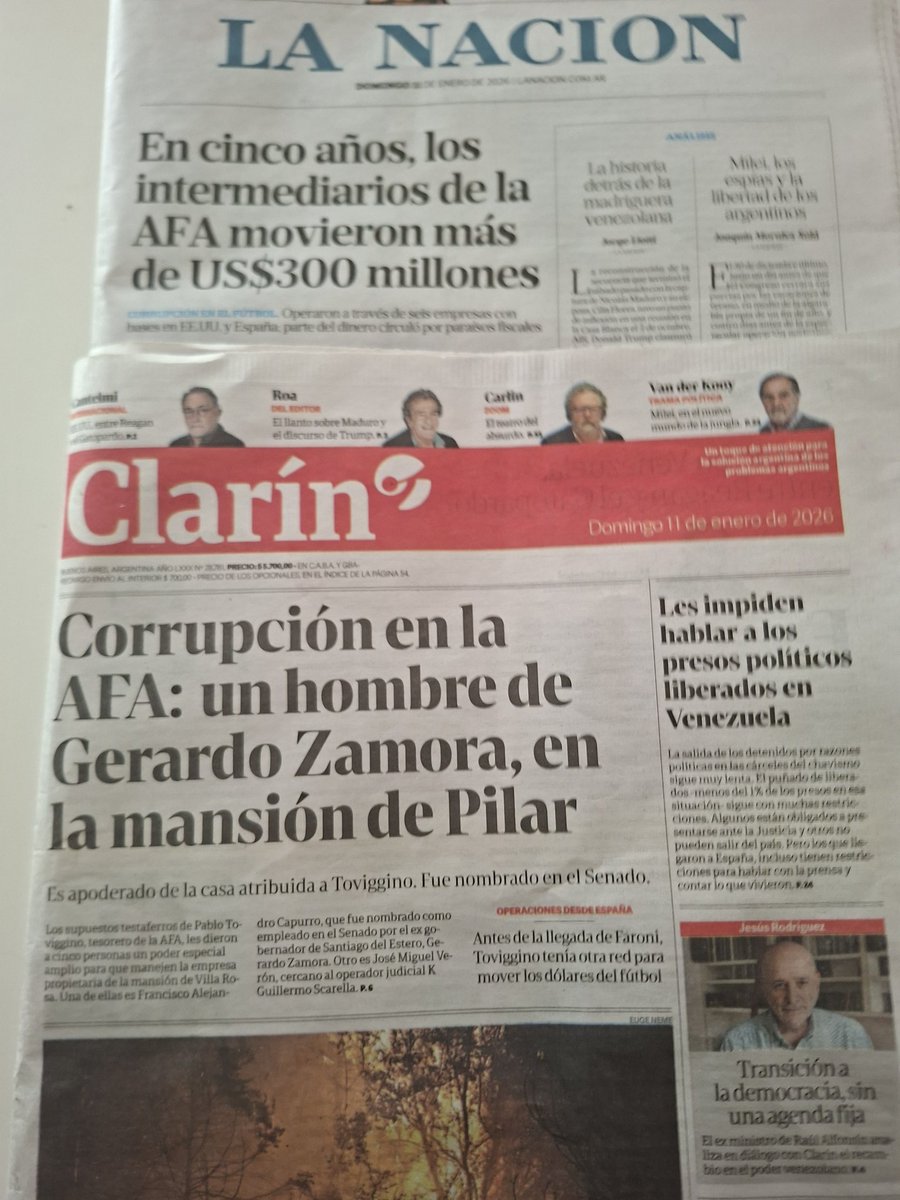 Luis_Delia's tweet image. POBRE ARGENTINA !!!
EL MUNDO AL BORDE DE LA TERCERA GUERRA MUNDIAL...,Y LOS DIARIOS ARGENTINOS SOLO ATIENDEN LOS NEGOCIOS DE SU MAFIA PROPIETARIA !!!