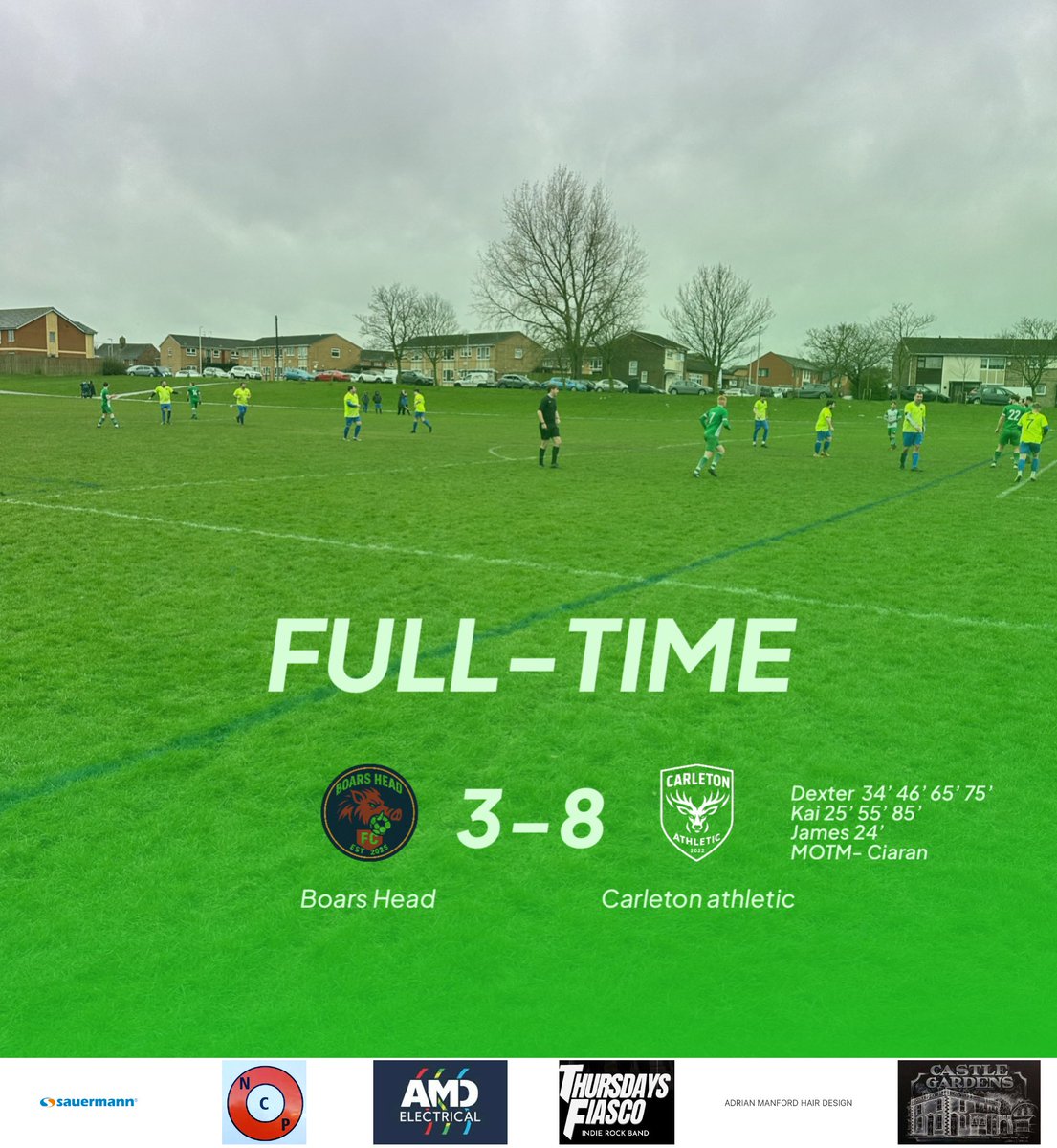 A big win to kick off phase 2.
3-3 at half time, we came flying out the blocks and sealed a positive result.

A great performance from Ciaran Bonney at Left back to get man of the match.

Assists-
Kai Butterworth 4
Syd Sullivan 3
Dexter Skipp 1

Up the Tics 💚