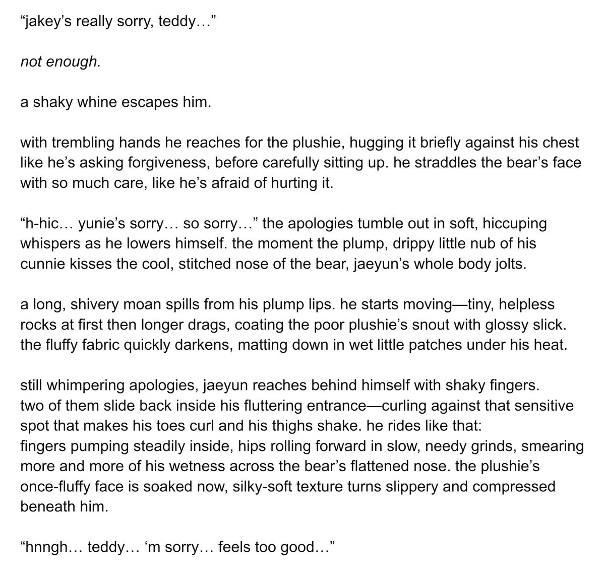 every25th's tweet image. jαke 🔞 // bp!jk, plushie hυmping