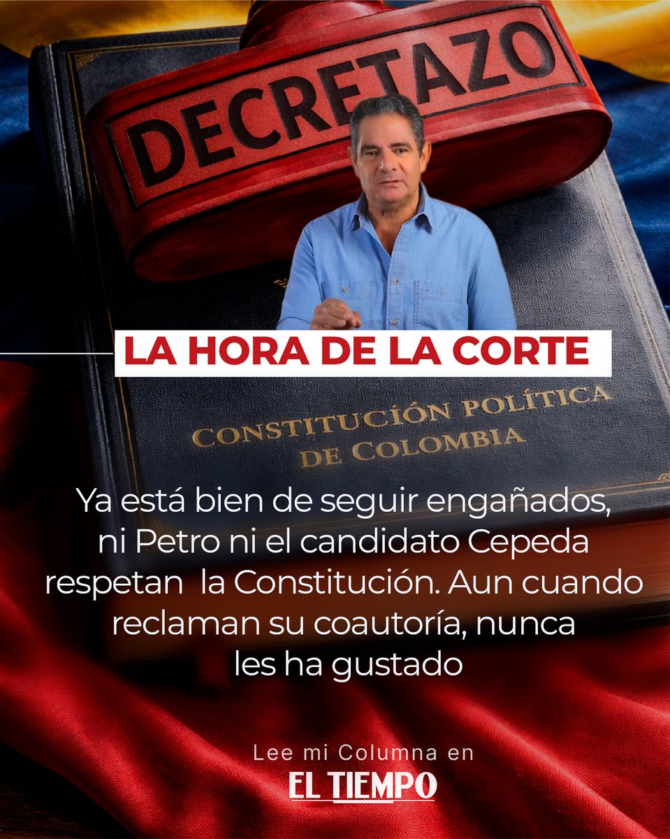 La hora de la Corte

La decisión del Gobierno de decretar la emergencia económica como respuesta a la no aprobación de su ley de financiamiento por el Congreso confirma el desprecio del señor Petro por el Legislativo, por la separación de poderes y, en últimas, por la