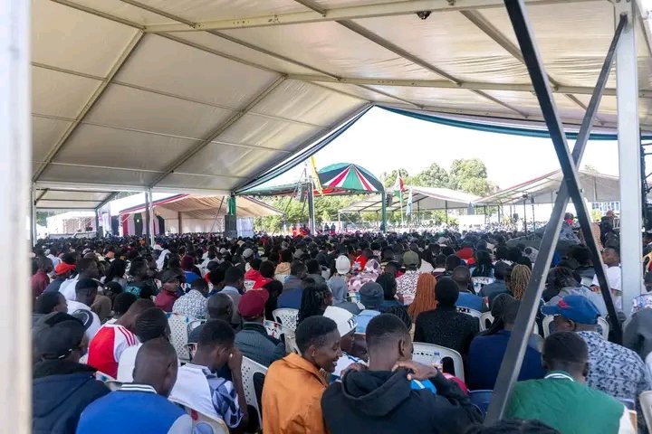MerciGeeh's tweet image. Youth empowerment took center stage in Eldoret during the Nyota Business Startup Capital disbursement. Thousands of young people received direct seed funding to start and grow income generating enterprises. #GOKThisWeek Forging Onwards.