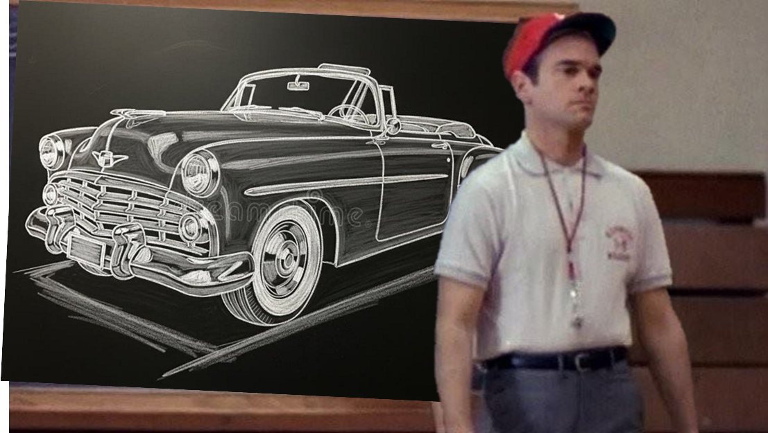 iowahawkblog's tweet image. Alright sit down. Today Coach Dave is gonna talk about a sensitive topic. Our bodies.

*THWACK* Grow up and stop giggling! I'm talking about our car bodies you punks! There's a lot ignorant playground talk going on about "coupes" and "roadsters" and stuff like that. Today I'm…