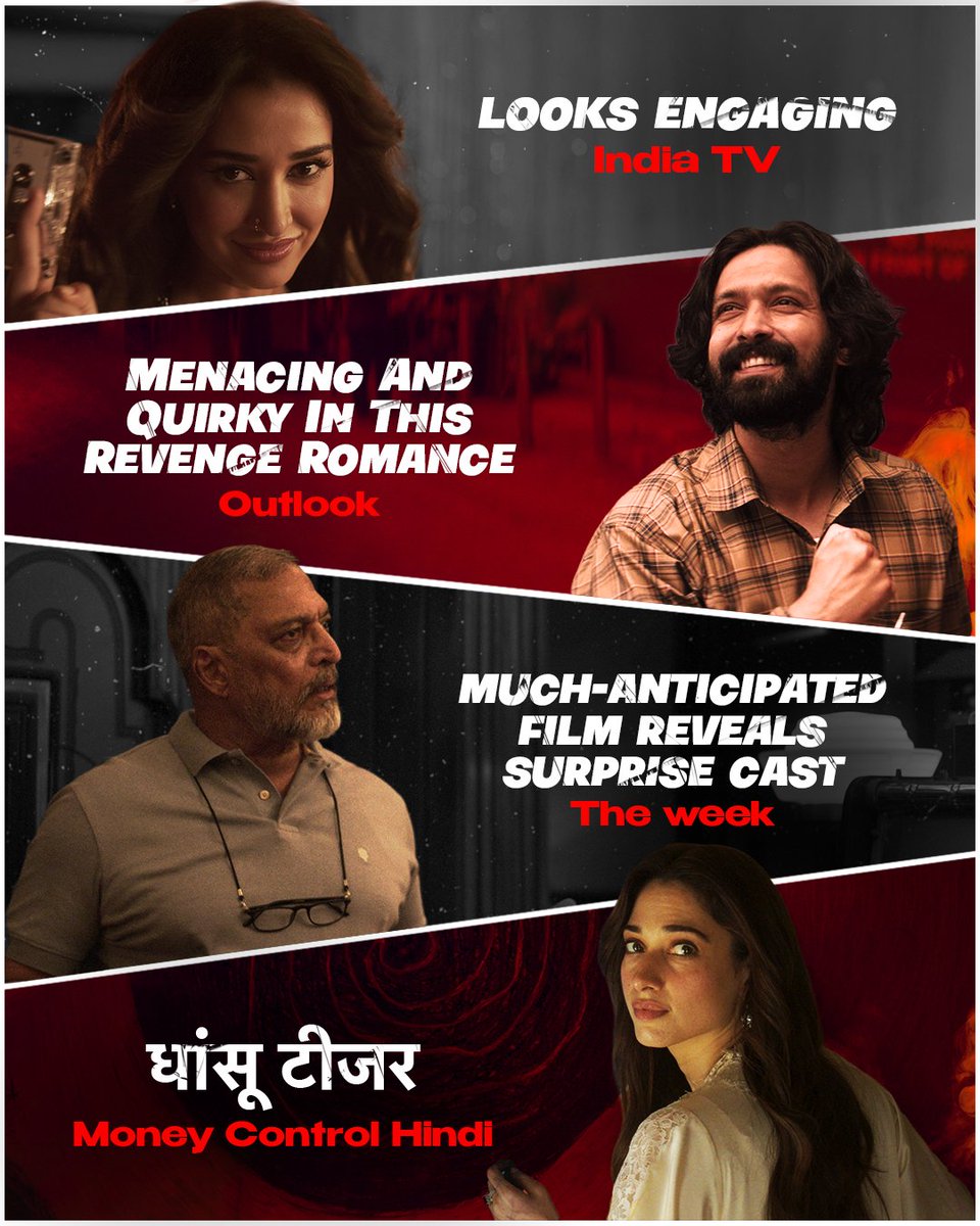 NGEMovies's tweet photo. Apna dil haar kar logon ka dil jeet lena hai O’Romeo ka swag 🖤

A peek into the world of #ORomeo - Out Now!
🔗- https://t.co/LuqzUurzOJ

#SajidNadiadwala presents
A @VishalBhardwaj film

Releasing in cinemas on 13th Feb, 2026. https://t.co/PPAWKuf2cX