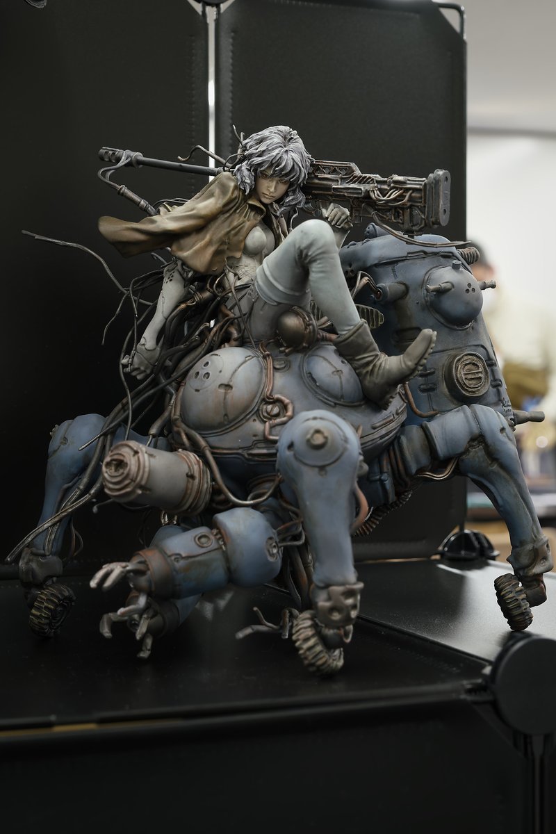 ぷちっとガレージキット展示会 03 #ぷちガレ 
Naoki Isogai（KORO）さん <a href="/Koro0902/">Naoki Isogai（KORO）</a>
この卓だけ別世界のオーラを放っていました
しびれるぜ