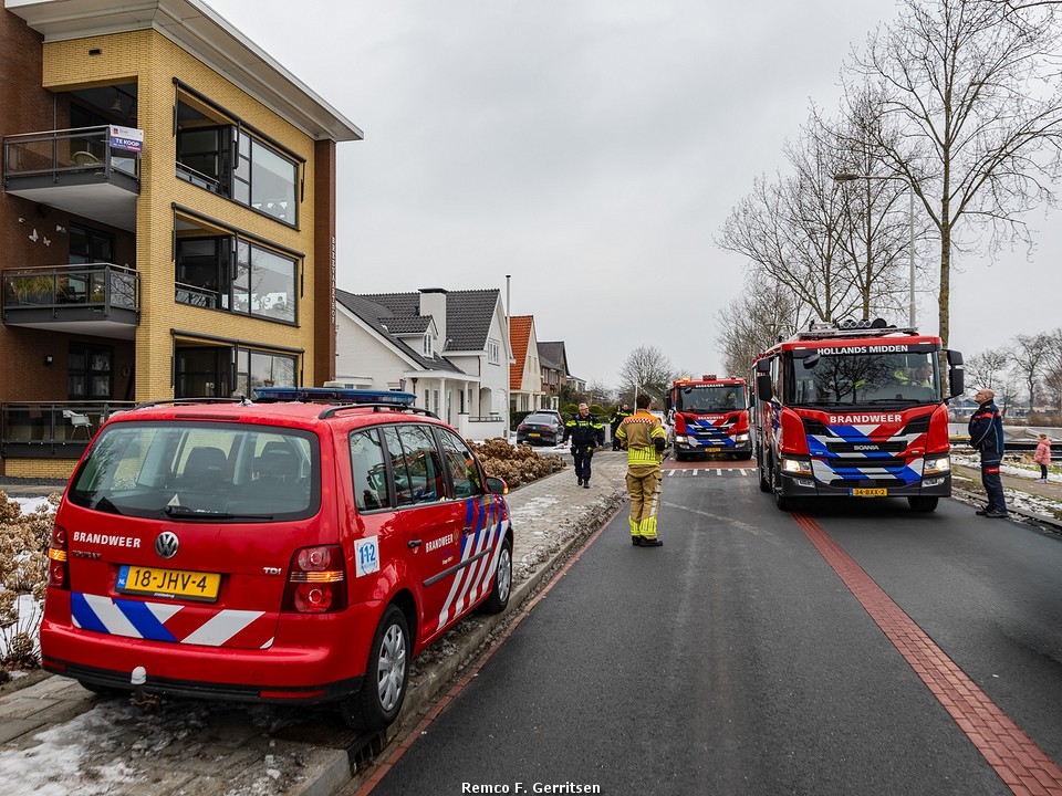 Woningbrand in Gouda