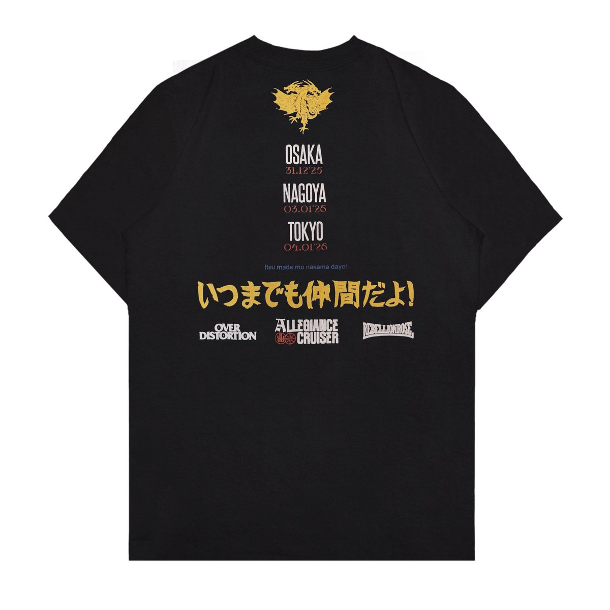 𝗡𝗲𝘄 𝗔𝗿𝗿𝗶𝘃𝗮𝗹] Tshirt Over Distortion “Japan Tour 2026