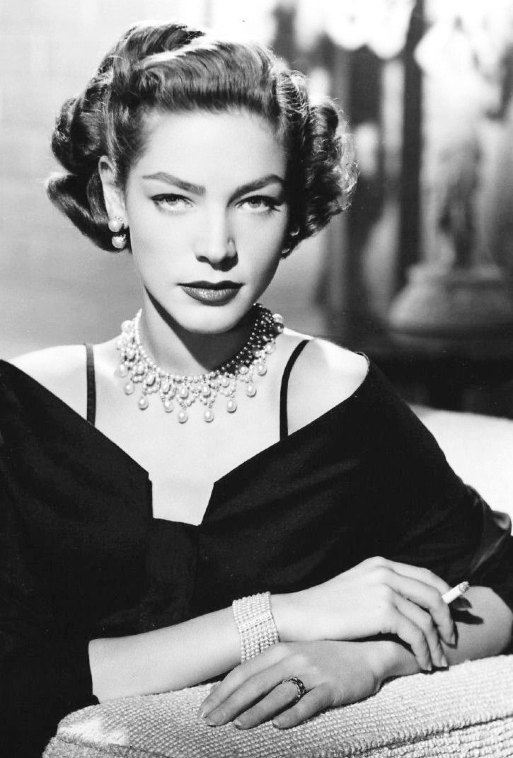 Lauren Bacall in a publicity photo for Young Man With a Horn (1950)