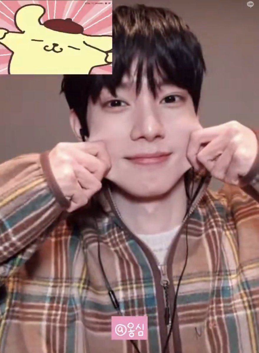 sang1leee's tweet image. 없는 볼살 이따만큼 늘린 거 존커