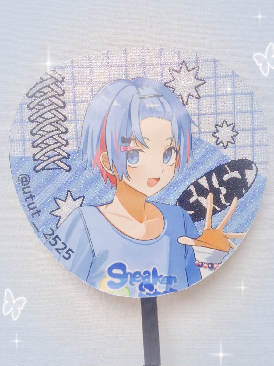 5代目〜！！大好きな缶バッジの真似っ子で🫶🏻🩵 #ゆたくん