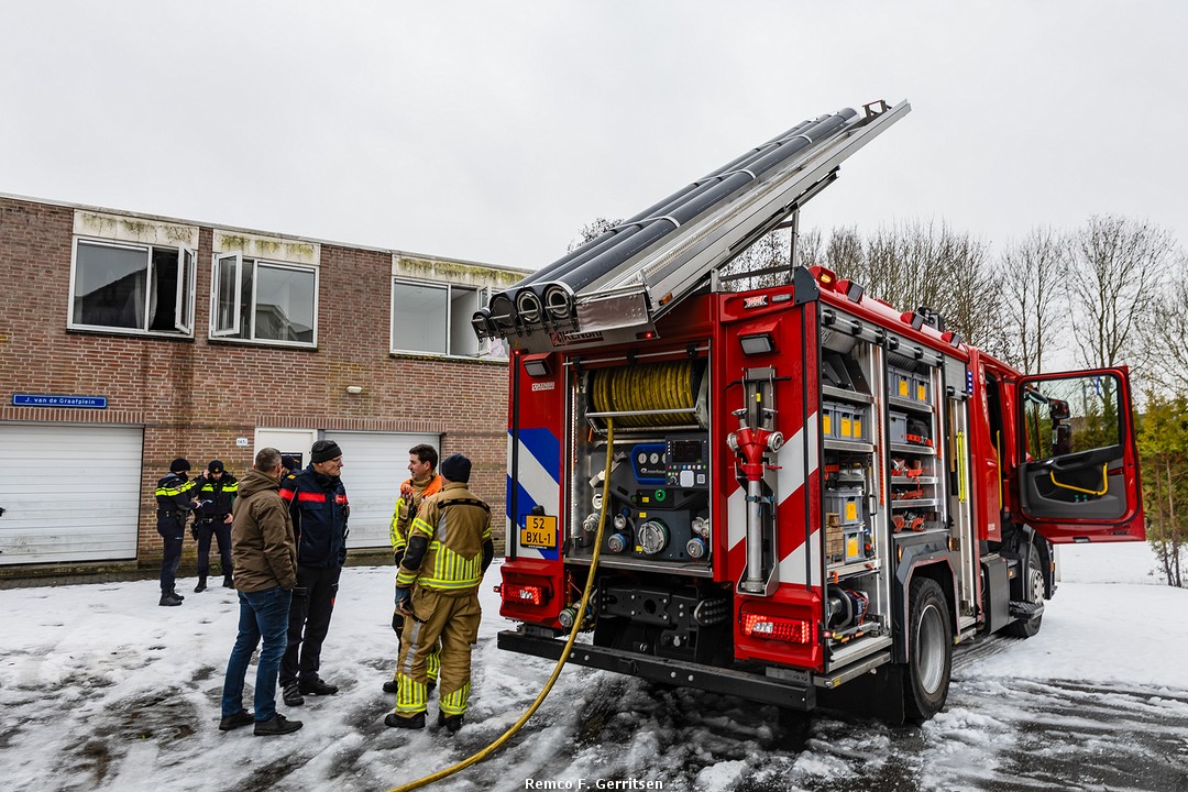 Woningbrand op Bodegraafsestraatweg in Gouda