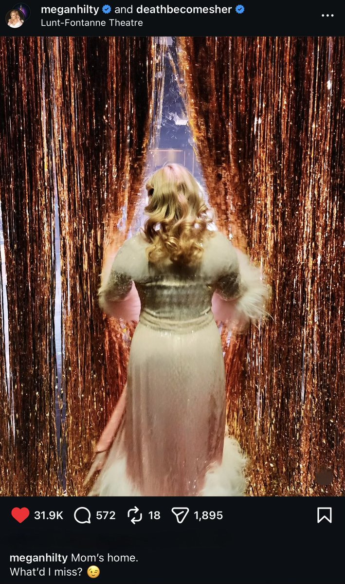 happy trails broadway legend two times tony nominee megan hilty♡
portraying two times oscar nominee madeline ashton