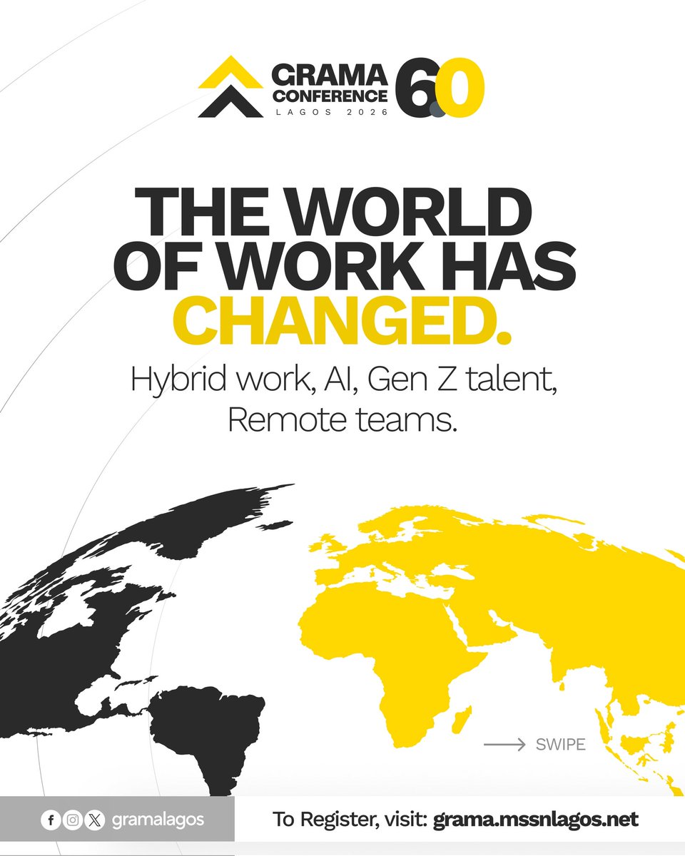 GRAMALagos's tweet photo. The world of work has changed. Old systems don’t work anymore.

Value > productivity.

Welcome to NextGen Workscapes. GRAMA Conference. Early Bird closes Jan 31. https://t.co/x3MDIHpsBz