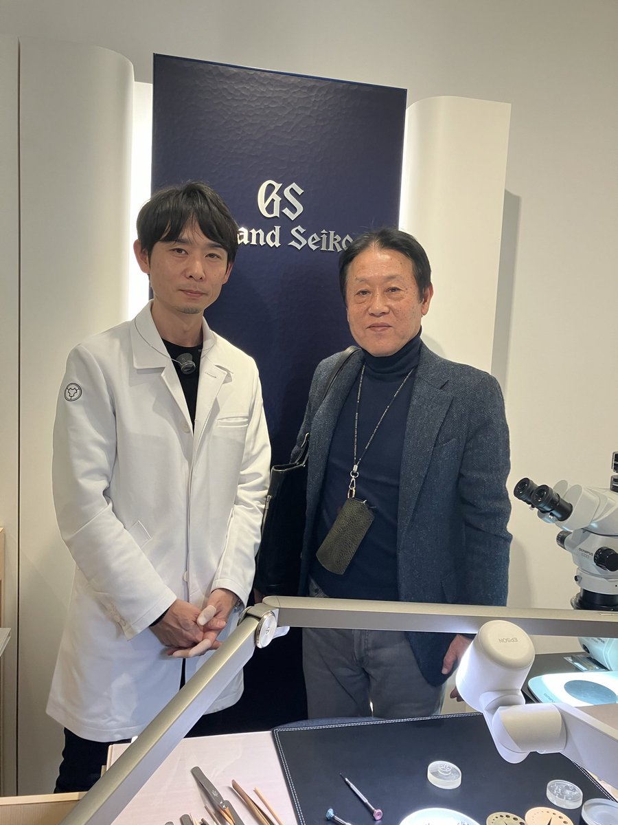 時の技巧展に行ってきました！
#GrandSeiko
#Kodo
#黒桟革
