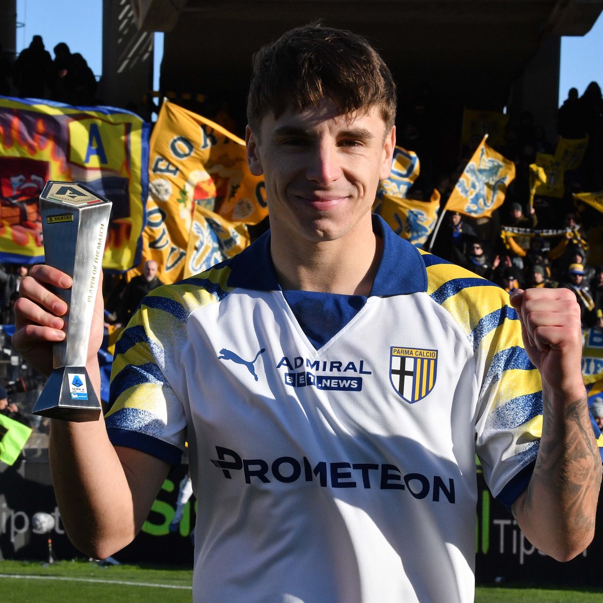 Adrian Bernabé is the Panini Player of the Match!  🏆

#LecceParma
