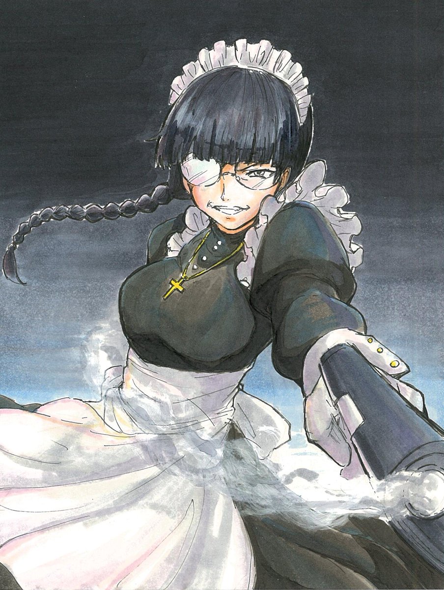 過去描いたブラックラグーン絵