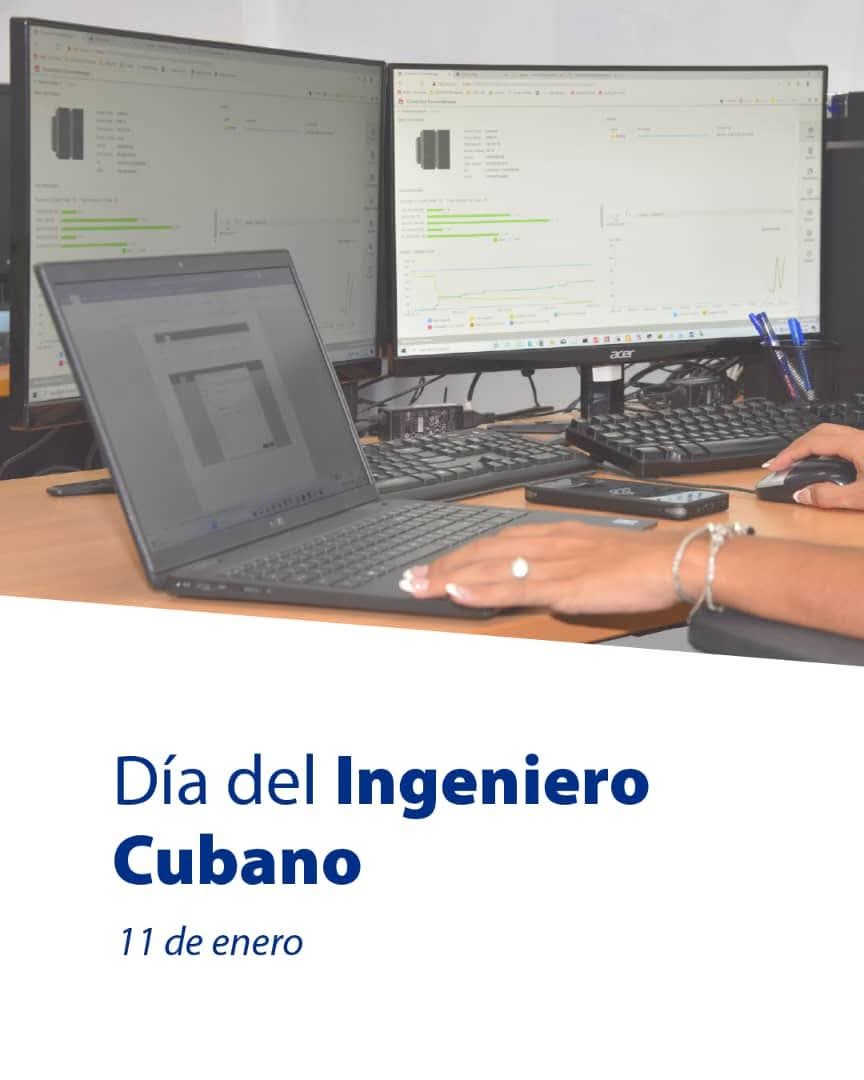 Felicidades a todos los ingenieros cubanos.
#DiaDelIngenieroCubano
