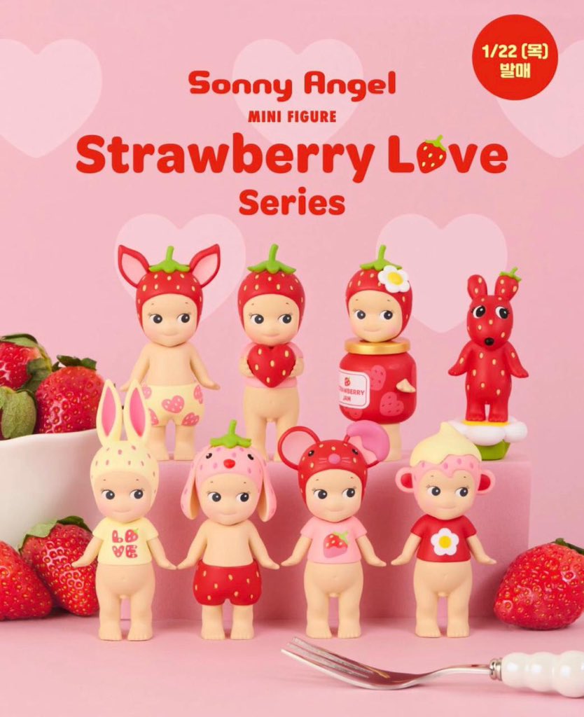 secretpulls's tweet image. Guys, karena aku mau ke japan 15 Jan ini,
aku open hc untuk sonny angel strawberry love ini ya! murce aja💞😋 cus dm aku yg mauuu!🍓