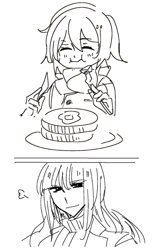 [OC] I was rereading the yotsuba chapter where she makes a big pancake and got inspired 

7/100