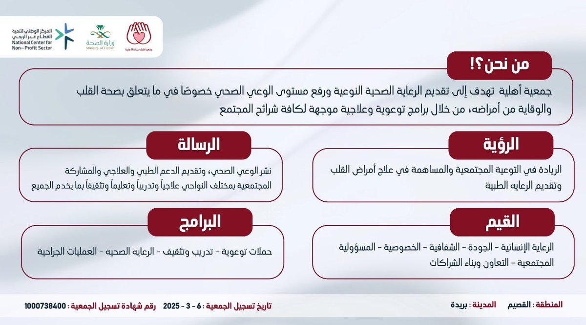 جمعية قلبك حياتنا tweet media