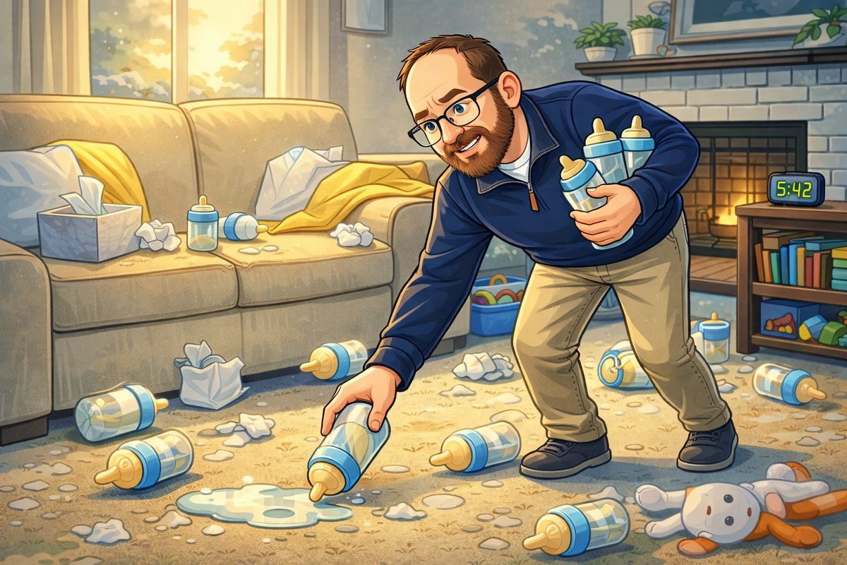 HLMoonIt's tweet photo. Dad journal
Who else finds themselves picking up an endless amount of bottles?
Also we end up leaving them in weird places on accident. Just found one in the bathroom. Have no idea why.
#DadsOfX https://t.co/VYKTqKJCq1