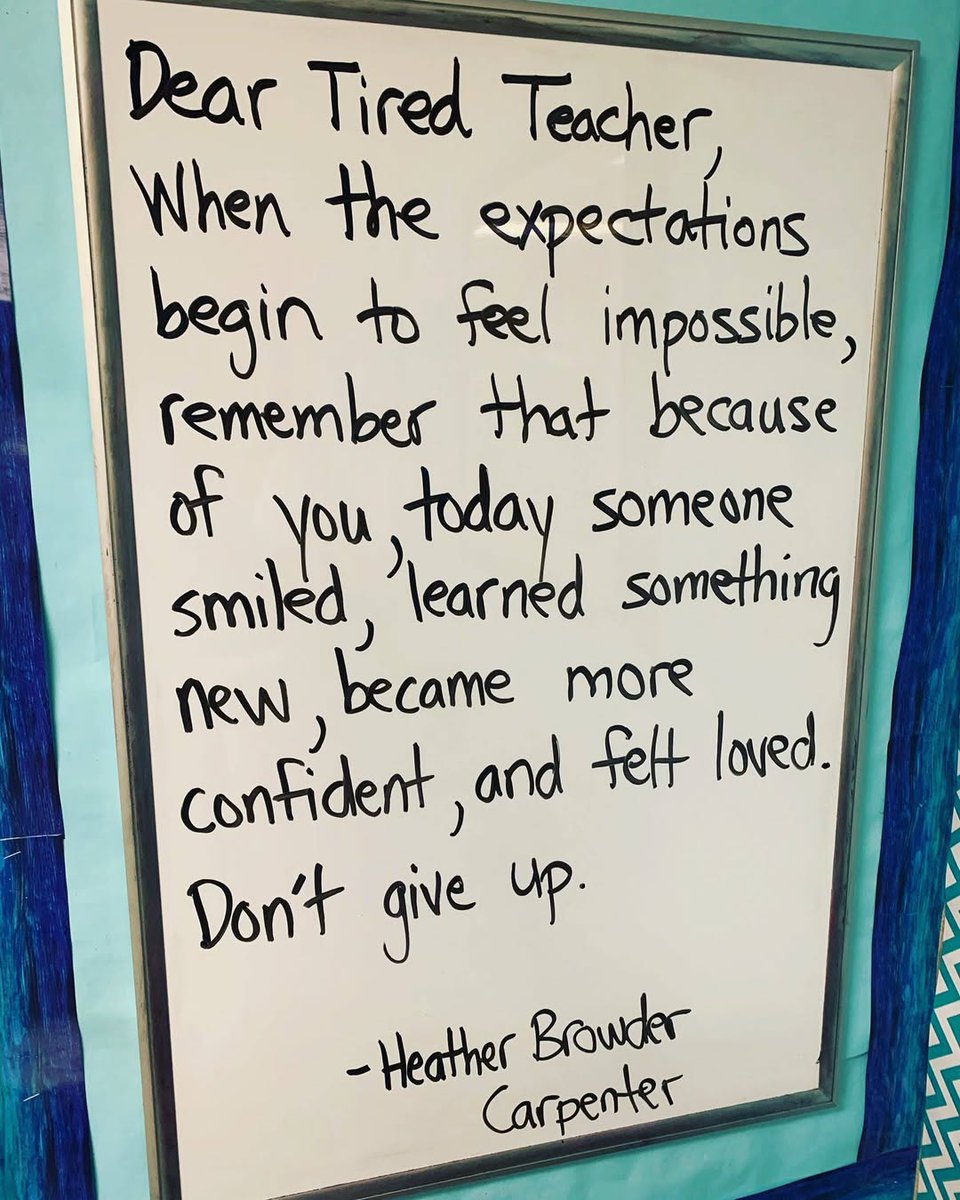 teacher2teacher's tweet image. You mattered today, Ts. (And every day!)

(Spotted by educator Brent Coley)