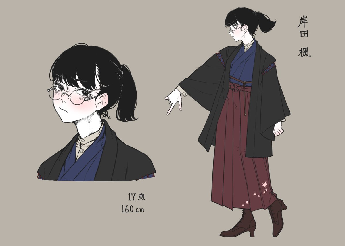 フォロワーさんがうちの子設定画をあげてて羨ましいので再掲でお茶を濁します 