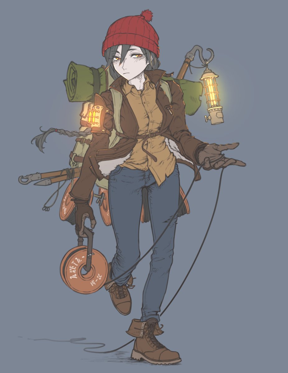 フォロワーさんがうちの子設定画をあげてて羨ましいので再掲でお茶を濁します 