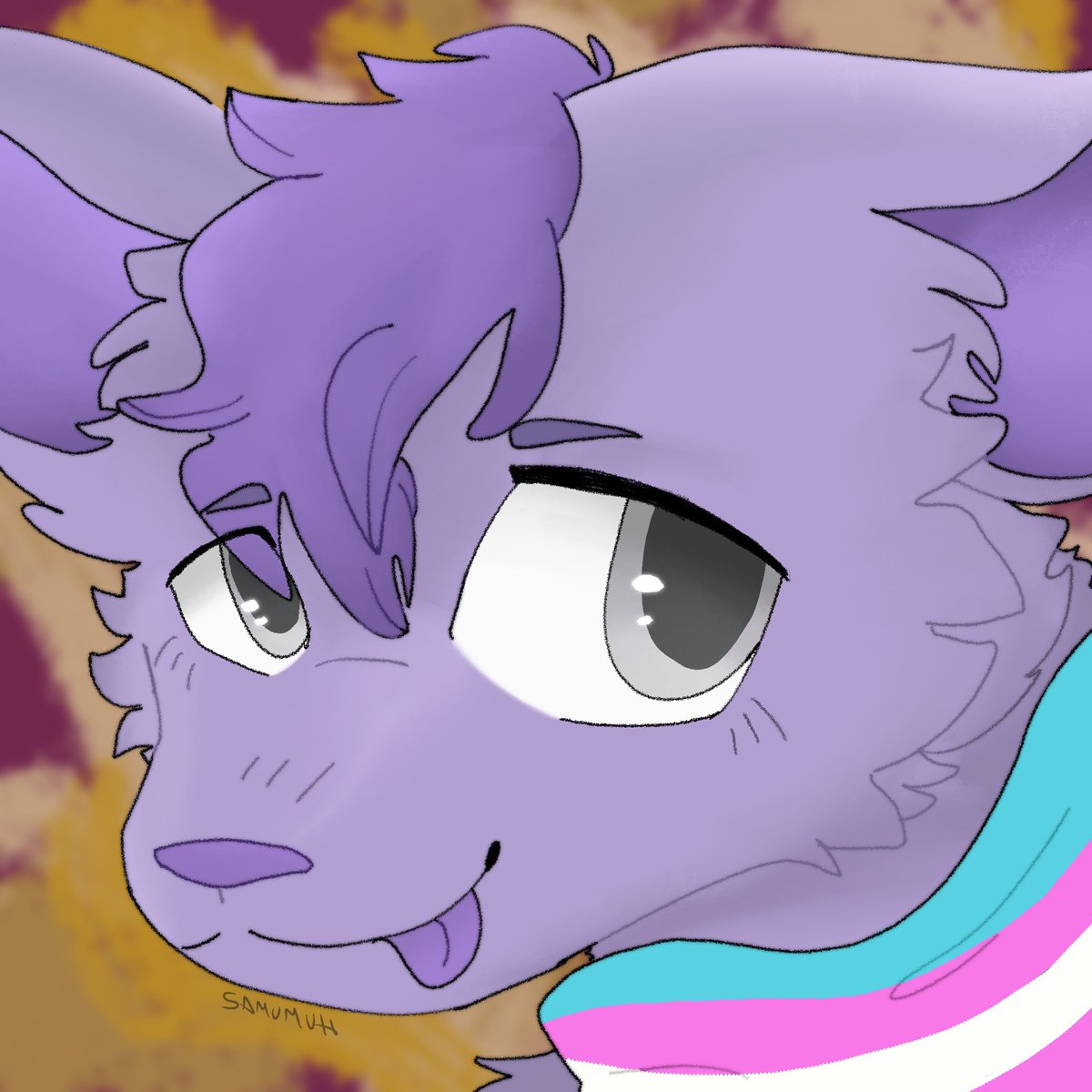 Samumuh_'s tweet image. Second raffle prize for @veriism !
Hope you like it :DD
#furry #furryart