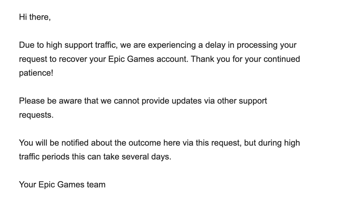 <a href="/FortniteStatus/">Fortnite Status</a> <a href="/FNCompetitive/">Fortnite Competitive</a>

I have qualified to the EU Mobile Series Final, however I can't participate due my account being hacked. I have filled out the recovery form and worked with support however it will take weeks. I would greatly appreciate any help from creators!