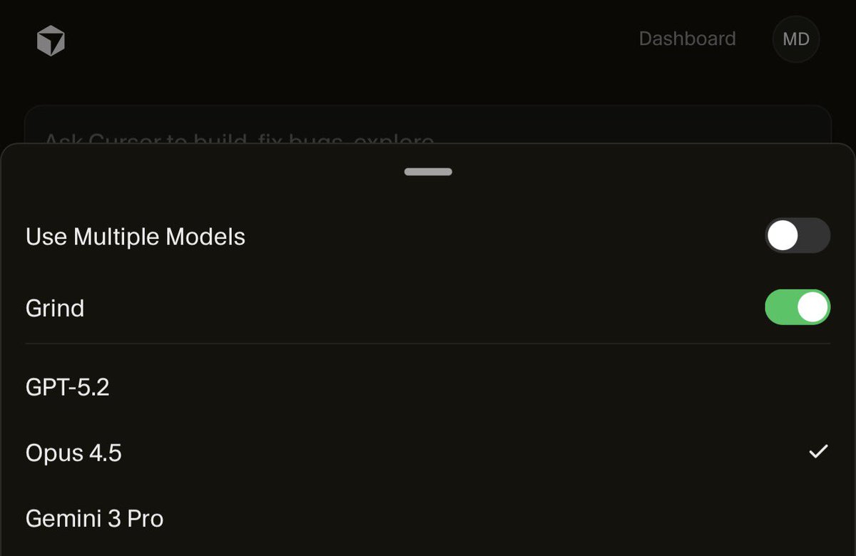 Grind toggle screenshot