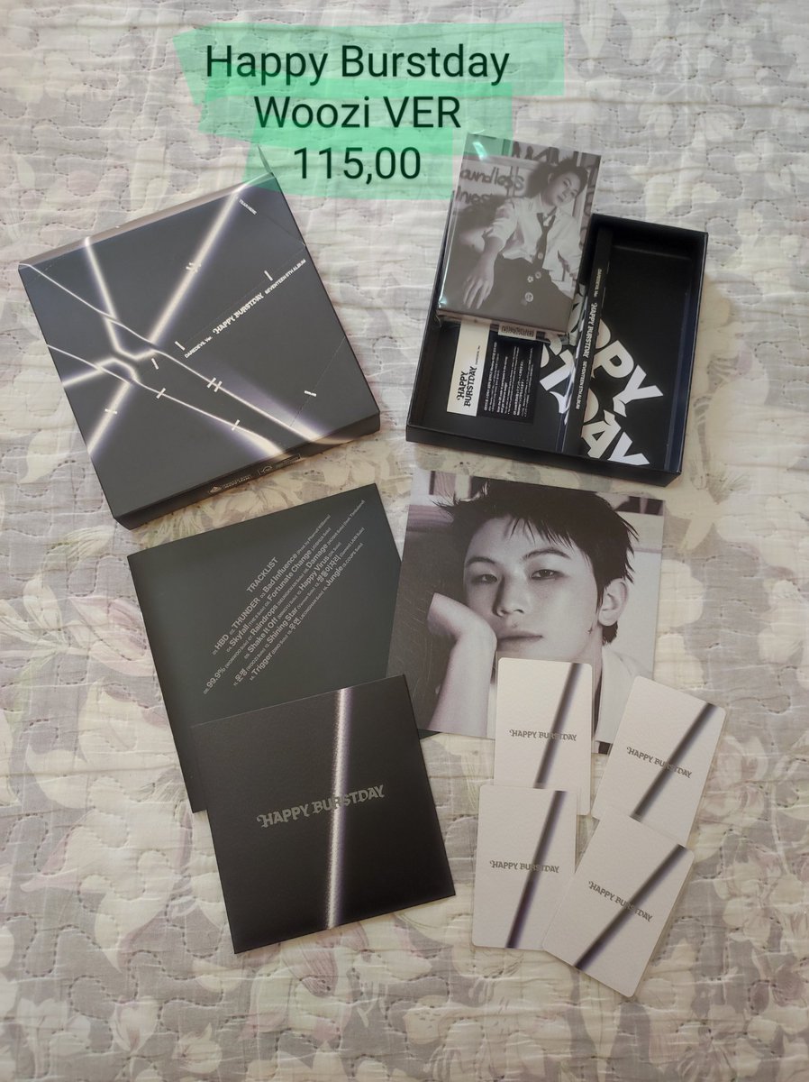 🚨 VENDA ÁLBUM SEVENTEEN 🚨 
.
HAPPY BURSTDAY
Álbuns completos com valores em cada foto. Posto o verso dos photocards para gerar surpresa ao novo dono 🤗💓.
.
FRETE = falar comigo no direct 😉