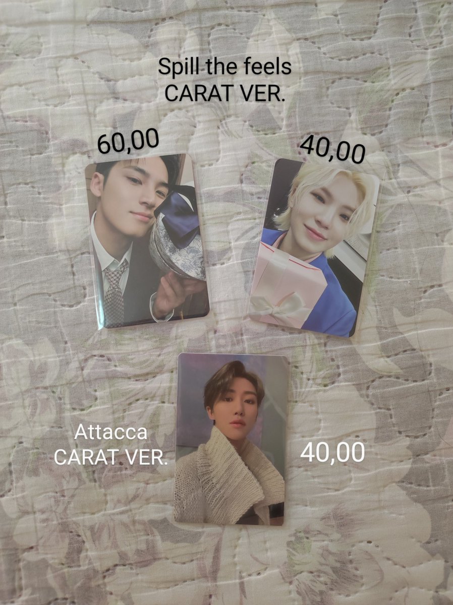 🚨 VENDA ÁLBUNS E PC SEVENTEEN 🚨 
.
Álbum completo Mingyu x Scoups - Hype Vibes COMPACT VER.
Descrição dos photocards e valores estão em cada foto.
.
FRETE = incluso no valor dos photocards. Para o álbum, falar comigo no direct 😉.