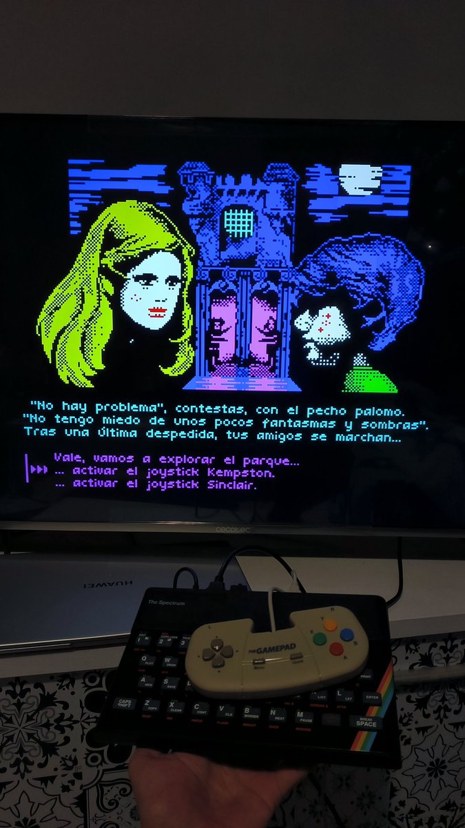 Hola <a href="/FurilloProduct1/">FurilloProductions</a> !!
 Hoy he estado intentando jugar a tu #aventura HAPPY HILLS con THE GAMEPAD. Seleccionar con los botones de disparo va perfecto, pero no detecta la cruzeta para subir o bajar en las opciones. ¿Alguna solución?
#spectrum #videogame #horrorgames #videogames