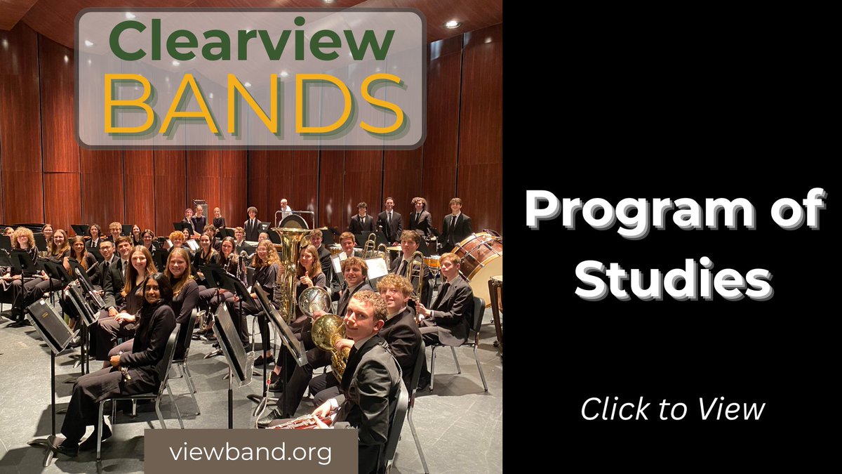 Clearview Bands tweet media