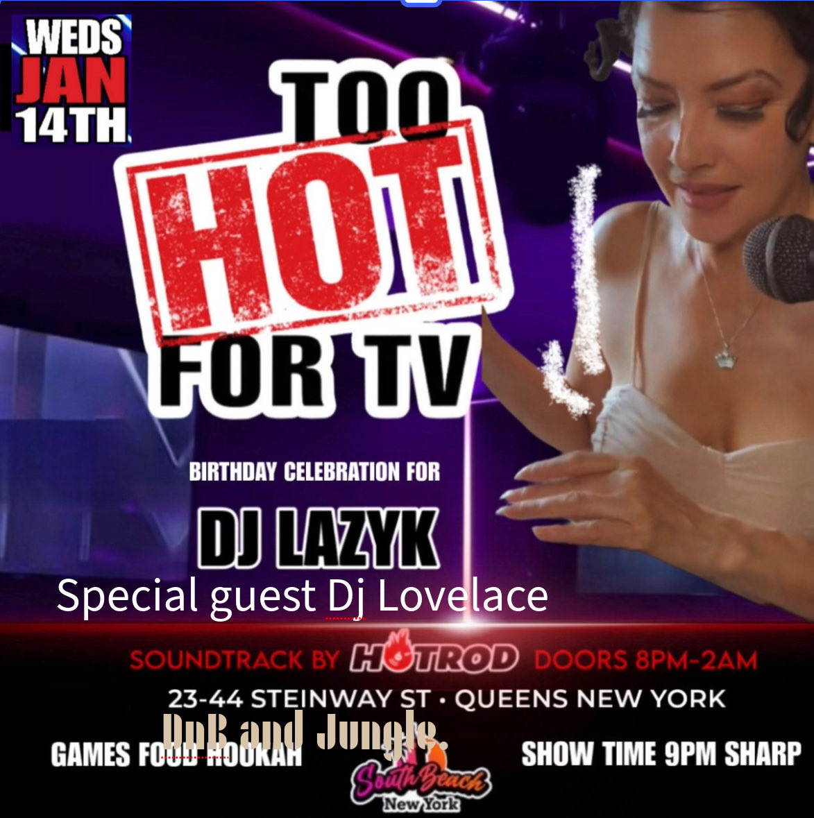 DJLAZYK's tweet image. This wednesday my bday party in #queensNY 8pm #mic #gameroom special #celebrities