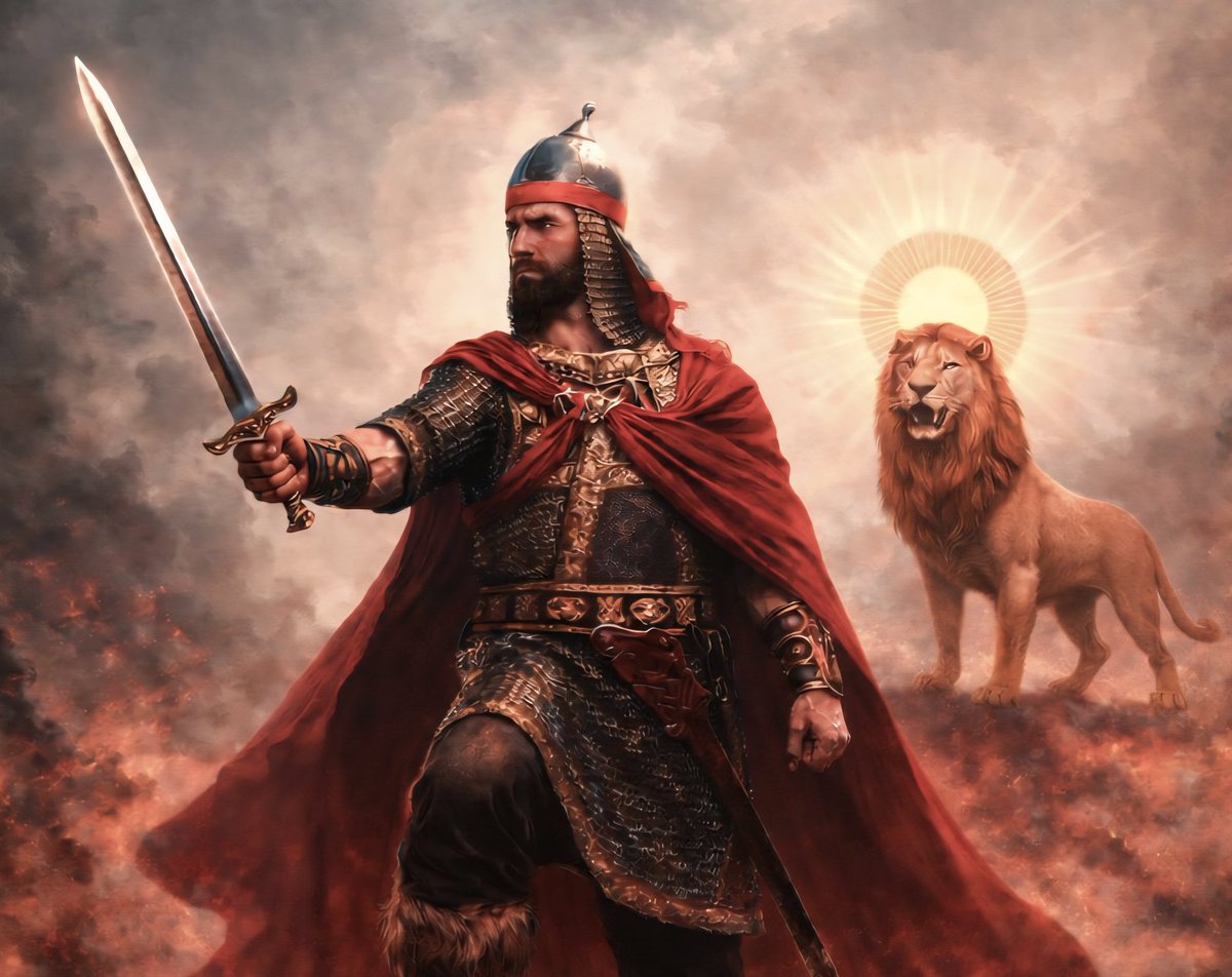 The dark empire of Islam will fall, Iranians will defeat the Ummah of Ali. With the spirit of Babak Korramdin, we fight for the light of Ahura Mazda.