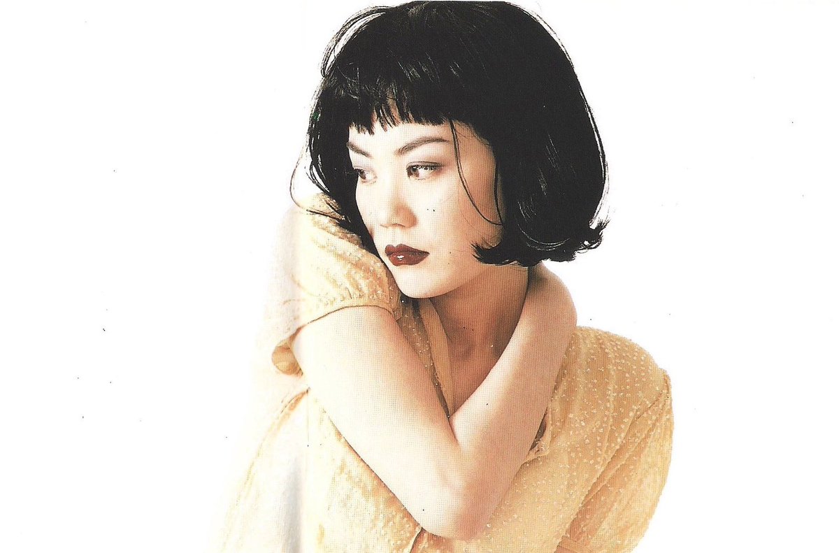 taesdawn26's tweet image. faye wong for 'decadent sounds of faye’, 1995